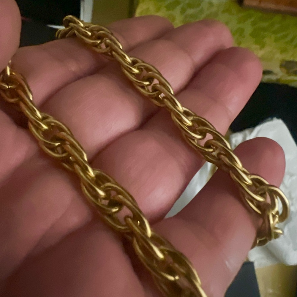Chanel Vintage 24K gold plated hardware Necklace - Picture 6 of 9